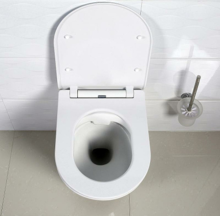 Унитаз подвесной безободкового BelBagno FLAY-R BB053CHR