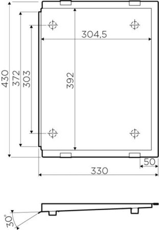 Съемное крыло для мойки Omoikiri RE-01 IN 4999016