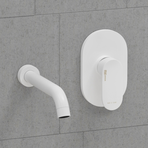 Встраиваемый комплект для раковины WasserKRAFT A85593, белый Встраиваемый комплект для раковины WasserKRAFT A85593, белый