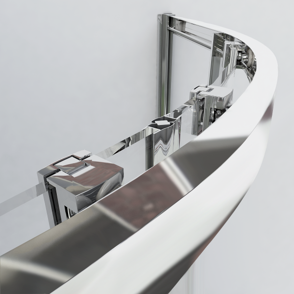 Душевой уголок Vincea  Garda VSJ-1G129CL (120х90)  хром, стекло прозрачное