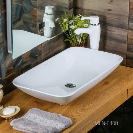 Раковина накладная (69,5х39) Melana E408-805