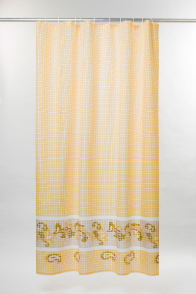 Штора для ванной комнаты IDDIS Basic B52P218i11, желтый