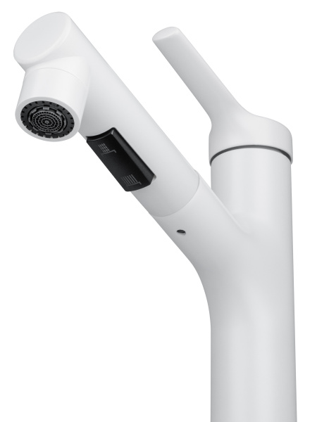 Смеситель для раковины с выдвижным изливом WONZON & WOGHAND, белый матовый WW-A40862-MW Смеситель для раковины с выдвижным изливом WONZON & WOGHAND, белый матовый WW-A40862-MW