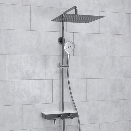 Душевая система WasserKRAFT A113.119.127.CH Thermo