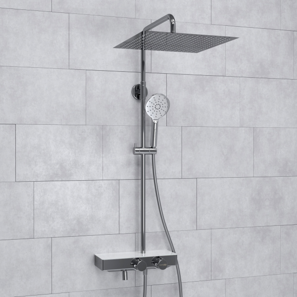 Душевая система WasserKRAFT A113.119.127.CH Thermo
