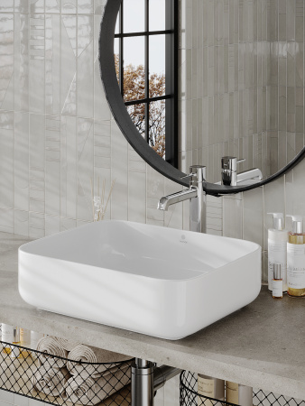 Раковина накладная (60х40) Orange  B03-600W белый глянец