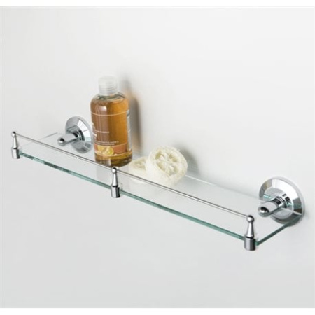 Полка стеклянная с бортиком WasserKRAFT Rhein K-6244