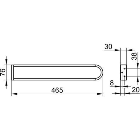 Полотенцедержатель Keuco Edition 30018010000