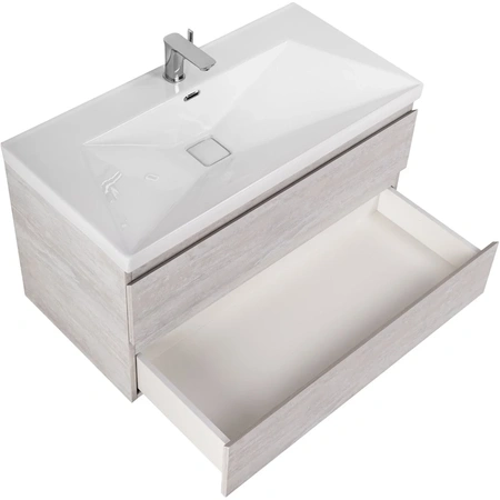 Тумба под раковину Cezares MOLVENO-90-2C-SO-LB Legno Bianco