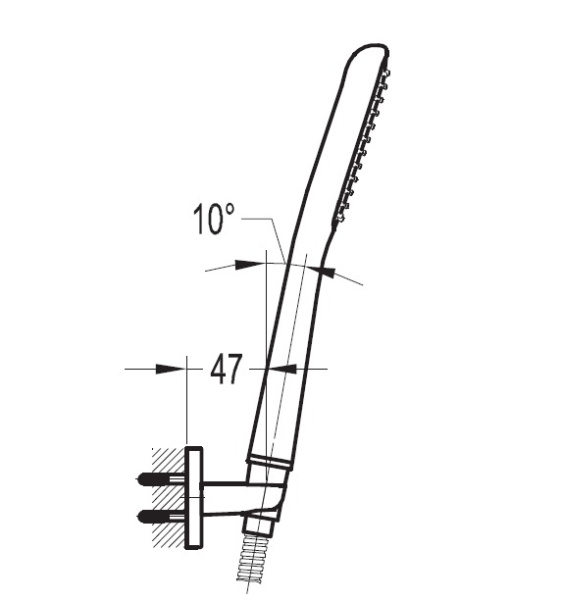 Душевой набор Cezares CITY-F-KD-01 Душевой набор Cezares CITY-F-KD-01