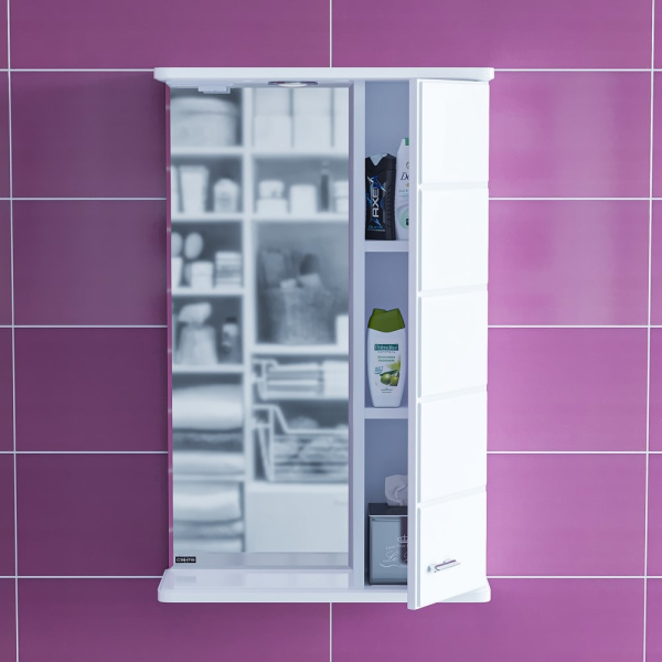 Зеркальный шкаф (50х76)  СаНта Омега 50  107002