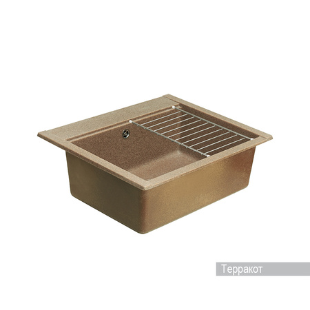 Кухонная мойка Aquaton Делия 60 1A715232LD270 терракот