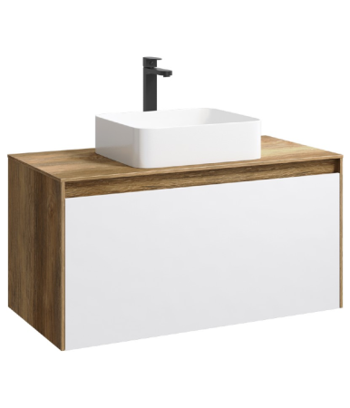 Фасад тумбы Aqwella Mobi 100 MOB0710W