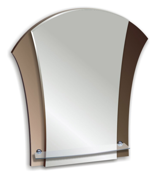 Зеркало (54x67) Continent Ирис В081