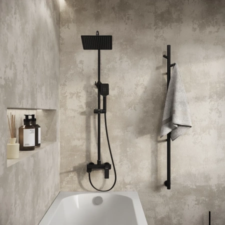 Душевая система Grossman Cosmo 500.K35.02.210 черный матовый