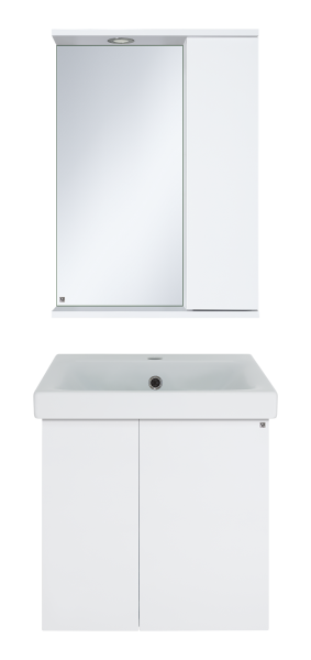 Зеркало-шкаф (50х72) Misty Лира 50 правый П-Лир04050-013П