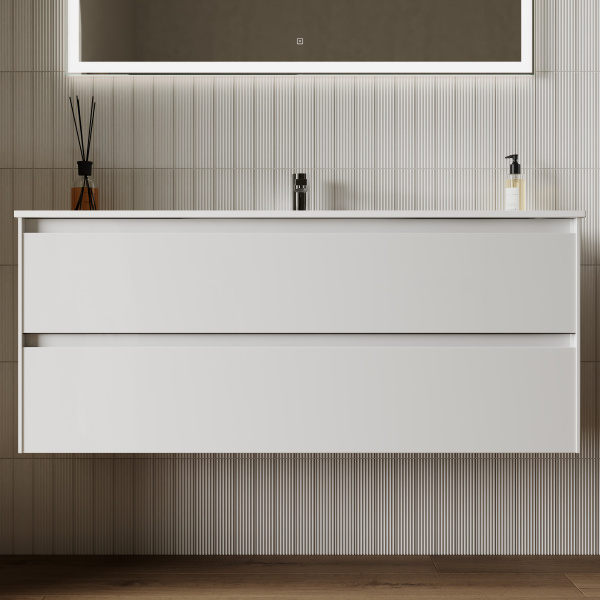 Тумба под раковину Sancos  Cento CN120-1W белый глянец