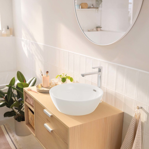 Смеситель для раковины без донного клапана CoolStart Hansgrohe Rebris S 72582000 хром