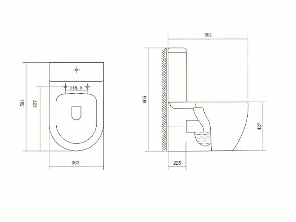 Унитаз-компакт Aquatek Оберон AQ1273S-00