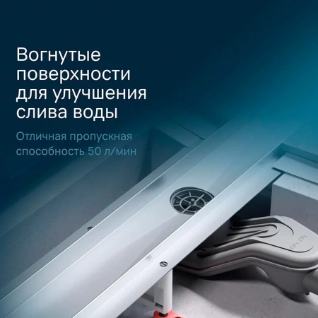Душевой лоток 60 см Am.Pm MasterFlow W01SC-P11-060-01SB хром матовый