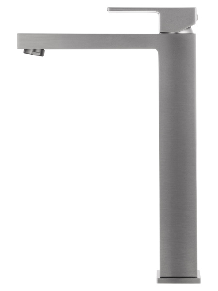 Смеситель для раковины высокий WONZON & WOGHAND CUBE, темный графит WW-88239016-BGM