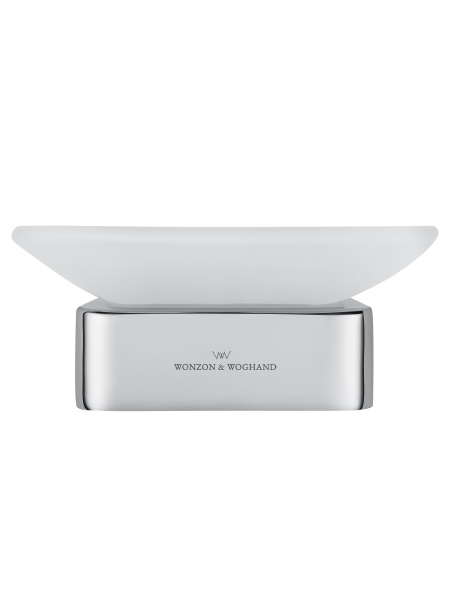 Мыльница с держателем WONZON & WOGHAND LOTTE, хром WW-8322