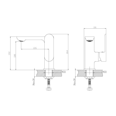 Смеситель для раковины Haiba HB12590
