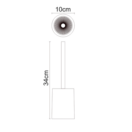 Ершик для унитаза WasserKRAFT Ohre K-37727