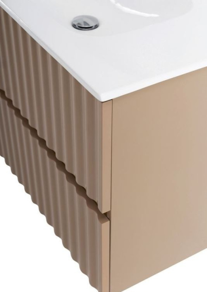 База под раковину Art&Max Еlegant AM-ELEGANT-800-2C-SO-CM-LED Капучино матовый