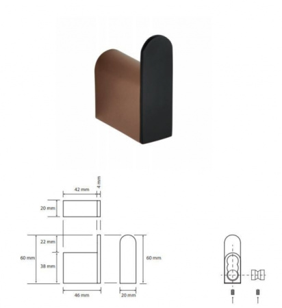 Крючок Bemeta Galla 108106020