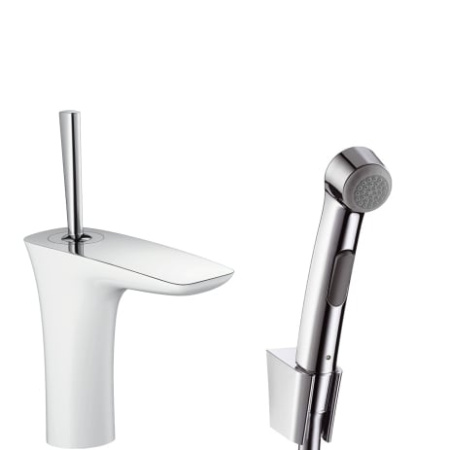 Смесить для раковины с гигиеническим душем Hansgrohe PuraVida 15275400