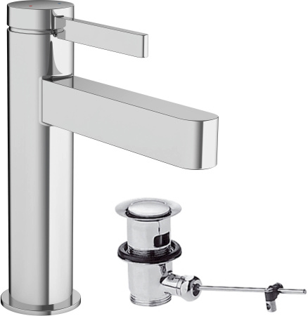 Смеситель для раковины с донным клапаном Hansgrohe Finoris 76020000 хром