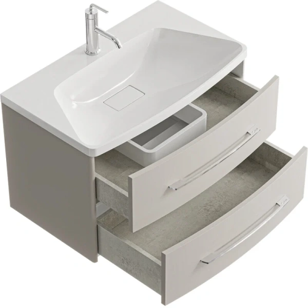 Тумба без раковины 80 см Aqwella Neringa NER0108MD морская дюна