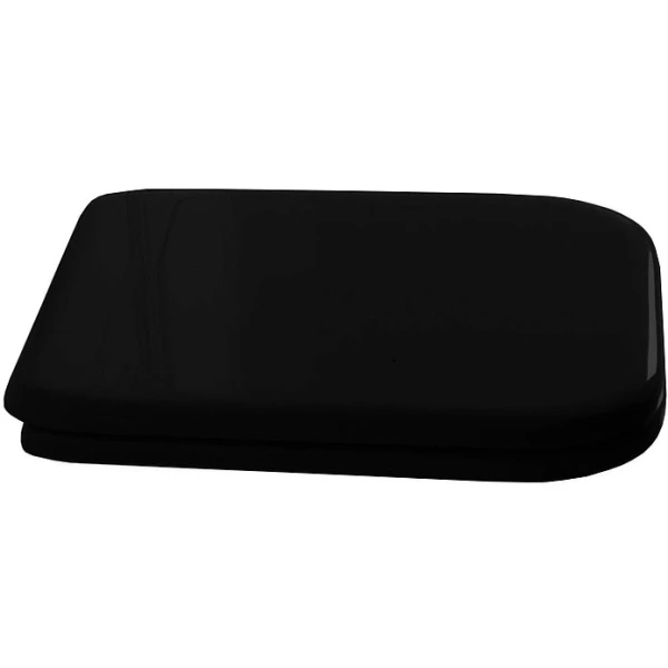 Сиденье для унитаза Kerasan Waldorf 418804 черный, петли хром