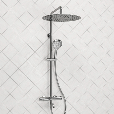 Душевая система WasserKRAFT A188.117.101.087.CH Thermo