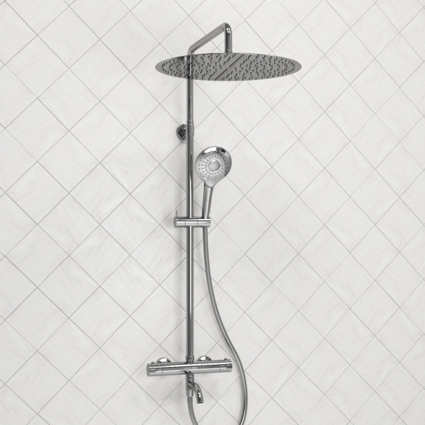 Душевая система WasserKRAFT A188.117.101.087.CH Thermo