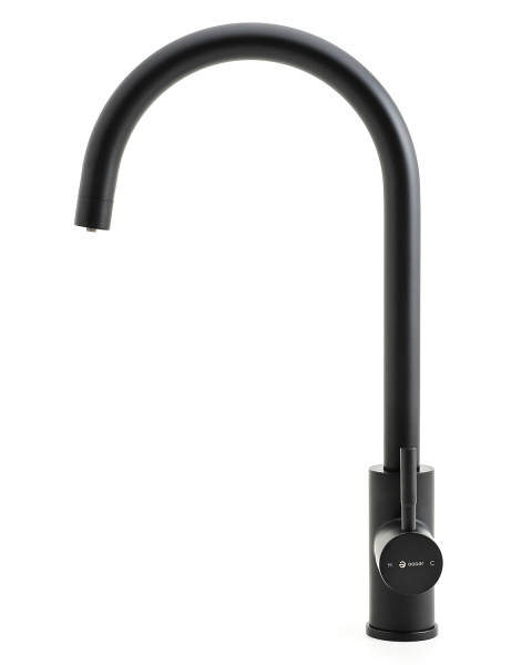 Смеситель для кухни однорычажный с каналом для питьевой воды Agger Zest A0700744 черный