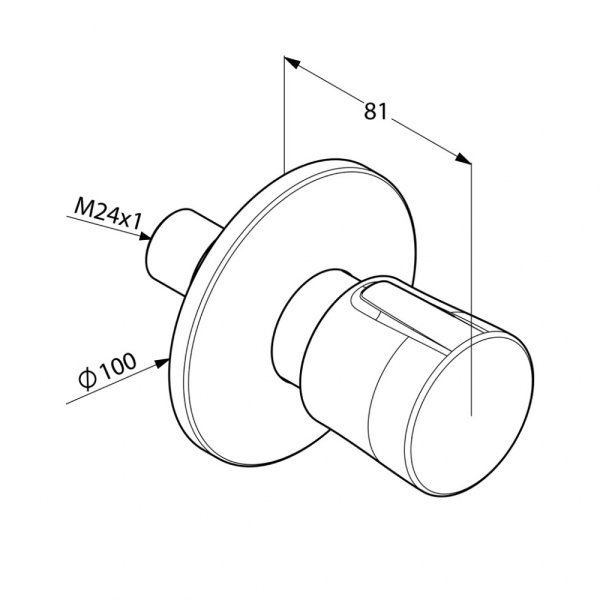 Переключатель на 2 положения Kludi Balance 528478775