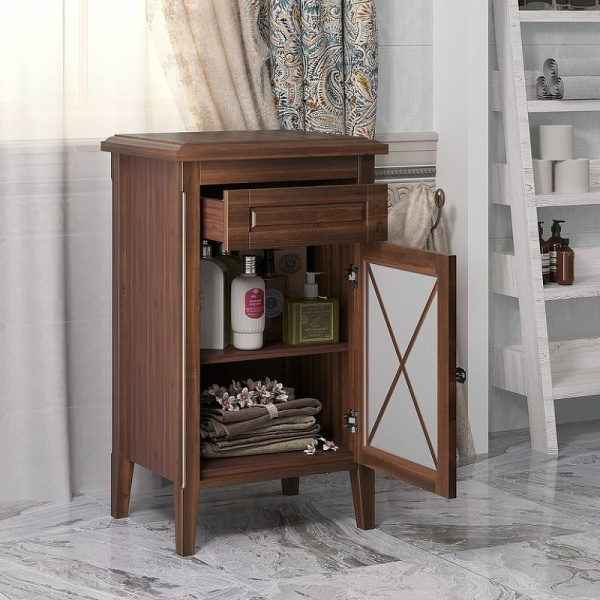 Комод напольный Opadiris Палермо 00-00006899  светлый орех правый