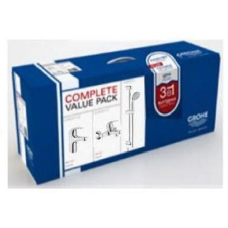 Комплект для ванной комнаты Grohe BauCurve 122251 (хром)