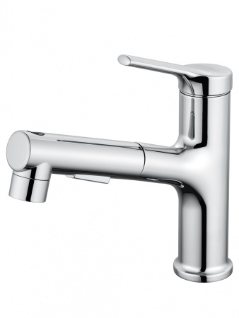 Смеситель для раковины с выдвижным изливом WONZON & WOGHAND, хром WW-A40862-CR