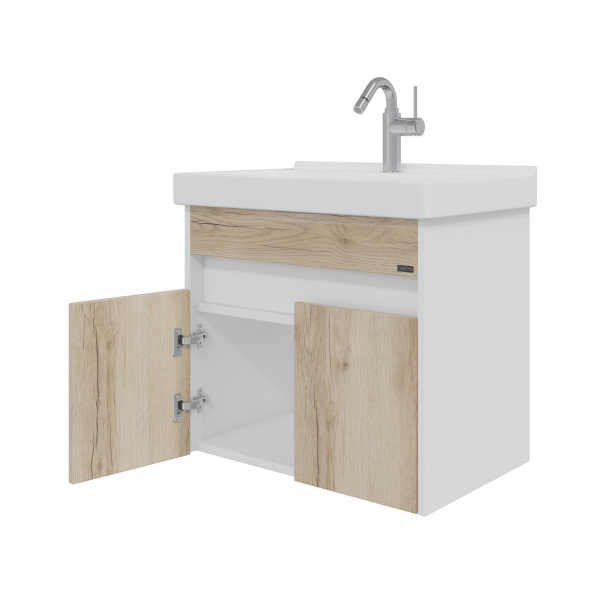 Тумба под раковину СаНта Мира 60 700477 австрийский дуб, без раковины