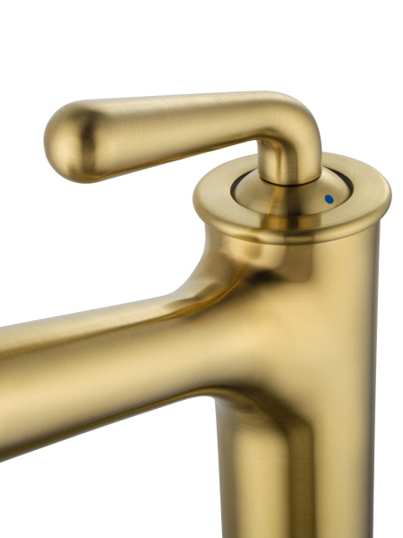Смеситель для раковины высокий WONZON & WOGHAND STEAM, брашированное золото WW-88239008- BG Смеситель для раковины высокий WONZON & WOGHAND STEAM, брашированное золото WW-88239008- BG