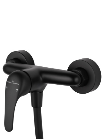 Смеситель для душа WONZON & WOGHAND, черный матовый WW-4540-MB