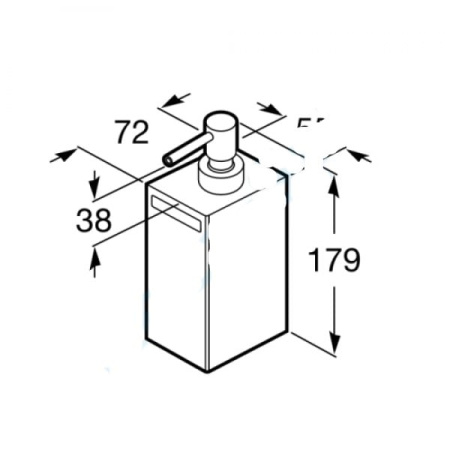 Диспенсер Roca Rubik 816841001