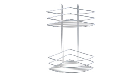 Полка угловая двойная Fixsen хром FX-710-2