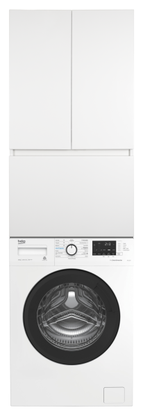 Шкаф с бельевой корзиной над стиральной машиной Misty Амур 60  Э-Ам08060-012Бк