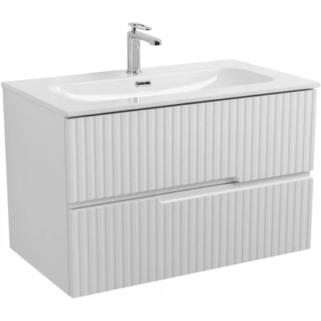 Тумба под раковину Cezares DUET-N-800-2C-SO-BL Bianco Lucido