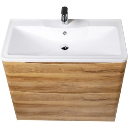 База под раковину напольная BelBagno ACQUA-800-2C-PIA-RR Rovere Rustico