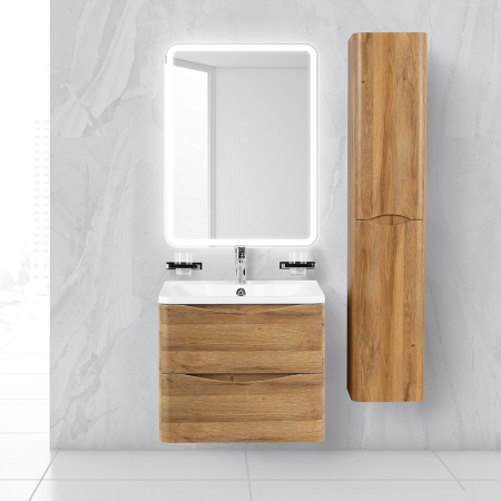 База под раковину BelBagno ACQUA-700-2C-SO-RR подвесная Rovere Rustico
